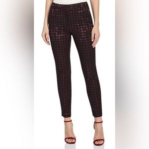 Like New! Reiss Laura Pant in Black and Burgundy